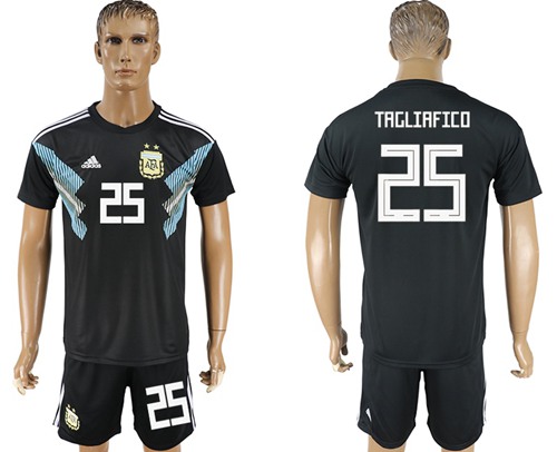 Argentina #25 Tagliafico Away Soccer Country Jersey - Click Image to Close